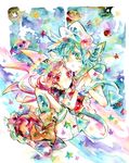  highres houjuu_nue legomaru multiple_girls murasa_minamitsu touhou traditional_media watercolor_(medium) 