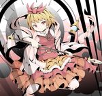  animal_print bad_id bad_pixiv_id bishamonten's_pagoda bishamonten's_spear blonde_hair gradient_hair hair_ornament hebitsukai multicolored_hair orange_eyes orange_hair polearm shawl short_hair smile solo spear tiger_print toramaru_shou touhou tsurime weapon yellow_eyes 