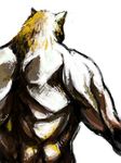  1boy guin guin_saga male male_focus muscle simple_background sketch solo white_background 