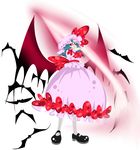  bat bat_wings noibara remilia_scarlet shoes short_hair solo touhou wings 