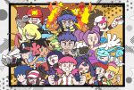  6+boys 6+girls :3 :o acerola_(pokemon) adjusting_clothes adjusting_headwear altaria aqua_eyes aqua_hair barry_(pokemon) baseball_cap black_gloves black_hair black_hat black_jacket blonde_hair blue_eyes blue_hair blue_jacket blue_scarf blunt_bangs book brown_hair cape cetoddle champion_uniform charizard clenched_hands closed_eyes closed_mouth colored_sclera commentary_request dark-skinned_female dark-skinned_male dark_skin double_bun dress dynamax elbow_gloves excadrill fantina_(pokemon) fingernails fire flower geodude gigantamax gigantamax_charizard glasses gloves green_scarf grey_eyes grey_hair grookey grusha_(pokemon) hair_bun hair_flower hair_intakes hair_ornament hair_over_one_eye hat helmet highres hilda_(pokemon) holding holding_book holding_poke_ball holding_stick hugh_(pokemon) ingo_(pokemon) jacket kokenji7523 leon_(pokemon) long_hair long_sleeves lucario lucas_(pokemon) medium_hair milotic mining_helmet multicolored_jacket multiple_boys multiple_girls one_eye_closed open_book open_clothes open_jacket open_mouth orange_eyes outstretched_arm own_hands_together partially_fingerless_gloves phoebe_(pokemon) pink_hair poke_ball poke_ball_(basic) pokemon pokemon_(creature) pokemon_black_2_and_white_2 pokemon_black_and_white pokemon_diamond/pearl/platinum pokemon_heartgold_and_soulsilver pokemon_omega_ruby_and_alpha_sapphire pokemon_platinum pokemon_scarlet_and_violet pokemon_sword_and_shield purple_dress purple_hair red_cape red_eyes red_hat red_helmet roark_(pokemon) rosa_(pokemon) round_eyewear scarf scarf_over_mouth shauntal_(pokemon) shirt short_hair short_sleeves smile spiked_hair star_(symbol) stick striped_clothes striped_jacket teeth tongue tongue_out twintails twitter_username two-tone_jacket upper_teeth_only v-shaped_eyebrows visor_cap white_gloves white_hat white_shirt whitney_(pokemon) wooloo yellow_eyes yellow_sclera 