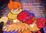 aerial_explorer_archen archen beak blue_body blue_feathers blue_tail buizel cuddling duo eyes_closed feathers feral fossil_pokemon fur generation_4_pokemon generation_5_pokemon heart_symbol lyrics male male/male marine_explorer_buizel neck_tuft nintendo open_beak open_mouth orange_body orange_fur orange_tail pokemon pokemon_(species) pokemon_mystery_dungeon psykwol red_body red_feathers red_tail smile spike_chunsoft tail tail_tuft tan_body tan_fur tan_tail teeth text tongue tuft yellow_body yellow_feathers 