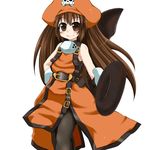  anchor arc_system_works artist_request brown_eyes brown_hair gloves guilty_gear hat may may_(guilty_gear) pantyhose ponkotsu smile 