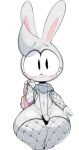  anthro armwear becoming_erect blush bottom_heavy ciavs ciavs_(chracter) clothed clothing crop_top curvy_figure eyelashes femboy fishnet_armwear fishnet_clothing fishnet_legwear genitals head_tuft ineffective_clothing lagomorph legwear leporid male mammal navel one-piece_swimsuit penis penis_peek purse rabbit rabbit_ears shaved shirt skimpy sling_bikini solo swimwear thick_thighs topwear tuft voluptuous voluptuous_male white_body 