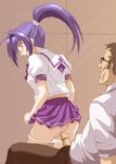  censored erection hayase_mitsuki higashitaishi kimi_ga_nozomu_eien old_man penis school_uniform wrinkles 