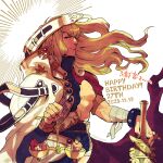  1girl 2boys arm_wrap asymmetrical_clothes balance_scale belt birthday black_hair black_pants blonde_hair blue_eyes bracelet brown_belt cape closed_mouth coat commentary_request completely_nude floating_hair gorget halo happy_birthday hayasaka_mebawe highres holding holding_scale holding_sword holding_weapon jewelry long_hair looking_at_viewer male_focus mini_person miniboy minigirl multiple_boys nautoala nude open_clothes open_coat pants ponytail purple_cape rance_(series) red_hair studded_bracelet sword two-tone_cape weapon weighing_scale white_cape white_coat 