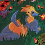  anthro burquina butt female fire grass i_do_not_know manectric nintendo outside pok&#233;mon pok&#233;morph pok&eacute;mon pussy torterra video_games vileplume 