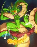 2_penises absurd_res anal anal_beads anal_beads_in_ass anal_beads_out anal_penetration animal_genitalia animal_penis bodily_fluids claws cloaca cloacal_penis cum derekdragon dragon dragon_ball dragon_ball_(object) dragon_ball_z eastern_dragon ejaculation erection fangs feet feral flying genital_fluids genitals green_body hemipenes hi_res long_body male multi_genitalia multi_penis mythological_creature mythological_scalie mythology object_in_ass open_mouth penetration penis red_eyes scales scalie serpentine serpentine_dragon sex_toy sex_toy_in_ass sex_toy_insertion shenron simple_background solo teeth tongue tongue_out whiskers