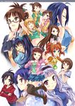  :d ;d ^_^ ahoge akizuki_ritsuko amami_haruka animal antenna_hair arms_up bad_id bad_pixiv_id black_hair black_legwear blue_eyes blue_hair blush bow bracelet breasts brown_eyes closed_eyes crossed_arms earrings everyone futami_ami futami_mami ganaha_hibiki glass glasses green_eyes grin hagiwara_yukiho hair_bow hair_ribbon hairband hamster hamuzou hand_on_own_chest hands_on_own_chest hood hoodie hoop_earrings hoshii_miki idolmaster idolmaster_(classic) jewelry kikuchi_makoto kisaragi_chihaya long_hair looking_back medium_breasts midriff minase_iori miura_azusa multiple_girls navel one_eye_closed open_mouth orange_hair outstretched_hand peach_(momozen) pink_eyes ponytail profile purple_eyes red_eyes ribbon shijou_takane short_hair side_ponytail silver_hair smile stuffed_animal stuffed_toy sweatdrop takatsuki_yayoi tank_top thighhighs twintails v zettai_ryouiki 