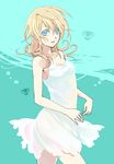  bad_id bad_pixiv_id blonde_hair blue_eyes dress kingdom_hearts m3_(mmm003) namine solo sundress 