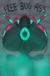 anthro anus arthropod balls big_balls big_butt butt fart fart_cloud fart_fetish free_use gaping gaping_anus gas gassy generation_5_pokemon genitals hi_res hyper male nintendo pokemon pokemon_(species) puffy_anus rear_focus rear_view scolipede solo stiinkbug through_wall