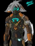 dead_space grey_hair hair male solo suit tail 