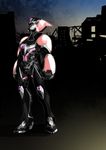  barnaby_brooks_jr glowing highres male_focus power_armor power_suit solo spoilers superhero tai_meshiko tiger_&amp;_bunny 