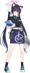  1girl angry animal_ear_fluff animal_ears apron arm_at_side belt black_hair black_shirt black_shoes black_socks blue_apron blue_archive blue_ribbon breasts cat_ears clenched_teeth clipboard clothes_writing collared_shirt cross-laced_shoes full_body game_asset gun hair_ribbon half-closed_eyes halo hand_up handgun highres holding holding_clipboard holding_tray holster holstered hwansang id_card large_variant_set legs long_hair looking_at_viewer neck_ribbon official_art pigeon-toed pink_halo red_eyes ribbon serika_(blue_archive) shaded_face shirt shoes short_sleeves sidelocks simple_background slit_pupils small_breasts sneakers socks solo standing tachi-e teeth third-party_source translation_request transparent_background tray twintails v-shaped_eyebrows variant_set very_long_hair waist_apron waitress watch weapon white_head_scarf wristwatch 