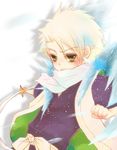  bleach green_eyes hitsugaya_toushirou ice katana scarf short_hair sword weapon white_hair yurane 