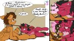 16:9 animal_genitalia animal_penis blush bodily_fluids collar comic cum cum_drip cum_on_chin dialogue dominant dominant_female dripping duo ear_piercing english_text equid equine equine_genitalia equine_penis erection fellatio female feral genital_fluids genitals hi_res horn leash leashed_collar male male/female mammal multicolored_body multiple_scenes mythological_creature mythological_equine mythology oral pegasus penile penis piercing saliva sex simple_background submissive submissive_male teats text toony two_tone_body udders unicorn whispbear widescreen wings