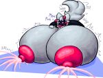 2026 4:3 ambiguous_gender anatoly_genghis_khan antennae_(anatomy) anthro big_breasts big_nipples bodily_fluids breasts busty_boy_(lore) colored colored_milk digital_media_(artwork) dripping english_text female flavored_milk fur g-khan genitals huge_breasts huge_nipples hyper hyper_breasts hyper_nipples lactating lying_on_breasts machine male_(lore) milk moan motion_lines neck_tuft nipples paint.net_(artwork) penis pink_milk pink_nipples protogen protogen_visor puffy_nipples shaded simple_background solo strawberry_milk tail tail_motion tailwag text tongue tongue_out tuft unusual_bodily_fluids unusual_lactation unusual_milk white_body white_fur white_tuft