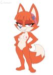 2026 3_toes accessory aged_up anthro areola arm_tuft arms_bent artist_name barefoot big_areola big_ears big_eyes big_nipples biped breasts breasts_apart butterfly_(accessory) butterfly_clip canid canine cheek_tuft colored_sketch countershade_face countershade_fur countershade_torso countershading crispynecro curved_tail digital_drawing_(artwork) digital_media_(artwork) dipstick_tail elbow_tuft eyelashes facial_tuft fangs feet female fingers fox full-length_portrait fur fur_tuft genitals glistening glistening_areola glistening_nipples hair hair_accessory hairband hairclip hands_on_hips hands_on_own_hips hi_res humanoid_hands innie_vulva iris light_areola light_body light_fur light_hair light_markings light_nipples long_eyelashes looking_at_viewer mammal markings monotone_background monotone_hair mouth_closed multicolored_body multicolored_fur multicolored_tail murphy_and_mitzi navel nipples no_pupils nude nude_anthro nude_female orange_body orange_ears orange_fur orange_hair orange_tail pink_areola pink_eyes pink_hairband pink_nipples plantigrade pointy_ears portrait pose prick_ears short_hair simple_background sketch smile smiling_at_viewer smirk smirking_at_viewer snout solo standing straight_legs tail tail_markings teeth text three-quarter_view toes tuft two_tone_body two_tone_fur two_tone_tail vivian_(ajmarekart) vulva white_background white_body white_breasts white_countershading white_fur white_inner_ear white_markings white_sclera white_tail white_tail_tip wide_hipped_anthro wide_hipped_female wide_hips