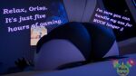16:9 3d_(artwork) absurd_res anatid animal_humanoid anseriform anserine anthro avian avian_humanoid bed big_butt bird bird_humanoid butt butt_crush butt_focus butt_smother digital_media_(artwork) facesitting female female/female furniture gaming hi_res humanoid machine omananimations on_bed orisa_(omananimations) robot robot_humanoid sitting sitting_on_another sitting_on_bed smothering solo swan teasing_with_butt thick_thighs wide_hipped_female wide_hips widescreen
