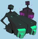areola big_areola big_breasts big_nipples breasts duo enderman female green_areola green_eyes green_nipples grey_body hi_res huge_breasts humanoid hyper hyper_breasts microsoft minecraft mojang nipples not_furry nude purple_areola purple_eyes purple_nipples submarinechamomile xbox_game_studios