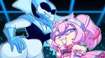 16:9 2025 2_horns 5_fingers accessory arms_bent bangs black_clothing black_topwear blue_clothing blue_eyes blue_gloves blue_handwear blue_helmet blue_horn blue_lips breasts brown_line_art chibidoki clothed clothed_female clothed_humanoid clothing colored colored_line_art crystal crystal_horn darkner deltarune digital_drawing_(artwork) digital_media_(artwork) dress duo english_description eyelashes female female_humanoid fingers gaelfox gloves hair hair_accessory hair_ribbon hand_on_hip hand_on_own_hip handwear hi_res horn horned_humanoid humanoid humanoid_pointy_ears inside larger_female larger_humanoid laugh light lighting lips long_hair looking_at_viewer low-angle_view medium_breasts mocking multicolored_clothing multicolored_dress multicolored_horn narrowed_eyes no_eyebrows no_pupils noseless not_furry outline pink_bow pink_clothing pink_dress pink_gloves pink_hair pink_handwear pink_horn pink_ribbon pointy_ears pseudo_horn queen_(deltarune) ribbons shaded size_difference smaller_female smile smiling_at_viewer squint thick_thighs topwear undertale_(series) vtuber white_body white_mouth white_outline white_skin widescreen