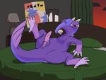 2026 4:3 4_fingers 4_toes absurd_res alien animal_genitalia anisodactyl anus arm_spikes aroused artist_name avian beak bed bed_sheet bedding bedroom bedroom_eyes bedside_table blanket blush cel_shading chest_tuft claws cloaca cloacal_penis cloacal_rectum curling_tail curtains curtains_open detailed_background digital_drawing_(artwork) digital_media_(artwork) electronic_arts erection feathers feet feral finger_claws fingers furniture furniture_lamp genitals head_tuft hi_res horn inside lamp male maxis_(ea) multicolored_body multicolored_feathers narrowed_eyes nude odin_(nekoisopods) on_bed one_leg_up open_mouth penile_spines penis pillow pink_anus pink_body pink_cloaca pink_feathers pink_penis pink_tongue poster_(object) proboscis_(anatomy) purple_body purple_eyes purple_feathers raised_leg scuted_hands scutes seductive semi-anthro shaded shoulder_spikes signature solo spikes spikes_(anatomy) spore_(game) submissive submissive_male sunset tail tail_feathers tapering_penis telem text toe_claws toes tongue tongue_out trunk_(anatomy) tuft wall_(structure) window ymirei