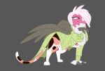 felid feline feral hasbro hi_res male mammal my_little_pony raised_hand solo villegreen