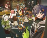  >_< 3boys 6+girls absurdres agent_gulliver_(zenless_zone_zero) alternate_costume amillion_(zenless_zone_zero) anby_demara animal_ear_fluff animal_ears asaba_harumasa asaboo_(zenless_zone_zero) bangboo_(zenless_zone_zero) barcode barcode_tattoo bed belle_(zenless_zone_zero) billy_kid black_hair black_pants black_skirt blue_hair blue_skin blush cable cable_tail cat_ears cat_girl cat_tail closed_mouth clothed_robot colored_skin commentary_request couch crossed_bangs dark-skinned_female dark_skin earrings eating eous_(zenless_zone_zero) facial_mark food forehead_mark forehead_tattoo fox_ears fox_girl green_eyes grey_hair hair_between_eyes hair_ornament headphones highres horns hoshimi_miyabi humanoid_robot indoors jacket jewelry letter_hair_ornament long_hair long_sleeves looking_at_another looking_at_viewer mechanical_tail miyaboo_(zenless_zone_zero) multiple_boys multiple_girls multiple_tails nekomiya_mana nicole_demara on_bed on_couch oni open_mouth outdoors pants pink_hair pointy_ears pout red_eyes red_jacket robot robot_boy sharkboo_(zenless_zone_zero) shirasuke_0822 shirt short_hair sitting skirt smile soukaboo_(zenless_zone_zero) soukaku_(zenless_zone_zero) speech_bubble spiked_hair tabard tail tailless_(zenless_zone_zero) tattoo triangle triangle_facial_mark tsukishiro_yanagi two_tails white_hair white_shirt wise_(zenless_zone_zero) zenless_zone_zero 