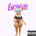 1:1 2024 3d_(artwork) album_cover anthro barefoot bat bedroom_eyes big_breasts big_ears black_bra black_clothing black_sports_bra black_underwear blue_eyeshadow bra breasts choker cleavage clothed clothing colored_nails cover digital_media_(artwork) english_text eyelashes eyeshadow feet female front_view fur green_eyes hairless_body half-closed_eyes hand_on_hip huge_breasts jewelry looking_at_viewer lpyro9 makeup mammal nails narrowed_eyes navel necklace panties parental_advisory_sticker plantigrade purple_clothing purple_nail_polish purple_nails purple_panties purple_underwear rouge_the_bat seductive sega simple_background solo sonic_the_hedgehog_(series) sports_bra standing text thick_thighs thighs_together under_boob underwear underwear_only white_background white_body white_fur wide_hips