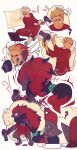 2026 absurd_res anthro bag black_body black_fur blonde_hair brush canid claws clothed clothing colored computer confusion digital_drawing_(artwork) digital_media_(artwork) digitigrade dryer electronics english_description english_text fekaiki finger_claws fluffy footwear fur fur_growth gem generation_5_pokemon green_eyes growth hair hair_dryer hair_growth hi_res holding_object human human_to_anthro laptop long_hair male mammal nintendo pearl_(gem) pokemon pokemon_(species) red_claws red_hair satchel scarf sequence simple_background snout snout_growth socks solo species_transformation standing text topwear torn_clothing towel towel_on_head transformation transformation_sequence zoroark