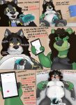 absurd_res advertisement anthro balls bear belly blush bodily_fluids canid canine canis comic cum dialogue duo ejaculation english_text genital_fluids genitals green_body grey_body hi_res lovense lovense_edge_2 lovense_gush_2 male male/male mammal moobs nipples nude penis polar_bear profanity promotional_material psi_(psi_blast) psi_blast_(artist) scrapper_(scrapper_inc) sex_toy slightly_chubby slightly_chubby_anthro text ursine verbal wolf yellow_sclera