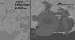 absurd_res anthro balls beny_(lud1er) big_balls big_breasts big_butt big_nipples big_penis bottomwear bottomwear_down bouncing_balls bouncing_breasts breasts bulge butt carrot clothed clothed_sex clothing comic detailed_bulge dialogue doggystyle duo elderly elderly_female english_text farm female food from_behind_position genital_outline genitals greyscale hair hi_res huge_balls huge_breasts huge_butt lagomorph larger_female leporid line_art lud1er male male/female mammal moan monochrome motion_lines mrs._wendy_(lud1er) nipple_outline nipples nude onomatopoeia overweight overweight_female panties panties_down pants pants_down partially_clothed penetration penile penile_penetration penis penis_outline perching_position plant ponytail pulling_hair rabbit sex size_difference small_tail smaller_male sound_effects tail text thick_thighs touching_hair underwear underwear_down vaginal vegetable vein veiny_balls x-ray_view