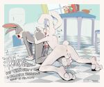 2026 all_fours anal anthro anus backsack balls black_eyebrows buckteeth bugs_bunny cereal cereal_box clothing dialogue digital_drawing_(artwork) digital_media_(artwork) duo ejaculation english_description english_text exclamation_point eyebrows feet food foot_fetish foot_play footjob fur general_mills genitals gloves gloves_only grey_body grey_fur half-closed_eyes handjob handjob_while_rimming handwear handwear_only heart_symbol hi_res humanoid_genitalia humanoid_penis lagomorph leporid long_ears looking_back looney_tunes male male/male male_rimming_male mammal mascot masturbation mostly_nude narrowed_eyes open_mouth oral penile penile_masturbation penis pink_nose question_mark rabbit reach_around rimming sex small_tail tail teeth text trix trix_rabbit twang warner_brothers white_body white_clothing white_fur white_gloves white_handwear