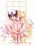  bishoujo_senshi_sailor_moon blonde_hair breasts cencored censored cleavage happy long_hair lowres niplees nipples nude sakura sex tsukino_usagi usagui 