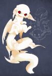  1other animal_feet animal_hands art_fight_attack artist_name body_fur commentary creature creature_focus dated english_commentary full_body furry gift_art head_wings highres jejejunum looking_to_the_side neck_fur no_mouth no_nose original other_focus red_eyes sketch_inset solo winged_tail wings yellow_fur yellow_wings 