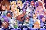  3boys 6+girls alipheese_fateburn_xvi alma_elma ancient_greek_clothes angel angel_halo_(mon-musu_quest!) angel_wings animal_ear_fluff animal_ears arm_tattoo arm_up armor ass_tattoo bell_sleeves belt black_alice_(goddess_of_chaos)_(mon-musu_quest!) black_alice_(mon-musu_quest!) black_background black_boots black_capelet black_dress black_hair black_pants blonde_hair blue_background blue_bow blue_eyes blue_skin blunt_bangs blush_stickers boots bow breast_tattoo breastplate breasts brown_belt brown_cape brown_gloves brown_hair cape capelet cheek_tattoo chest_tattoo chiton circlet cleavage clenched_hand closed_eyes closed_mouth collarbone collared_shirt colored_skin core covered_mouth demon_girl demon_horns detached_sleeves double-parted_bangs dragon_girl dress energy_wings english_commentary erubetie eye_print facing_back father_and_child father_and_son feathers flat_chest fox_ears furrowed_brow gem gloves glowing glowing_halo glowing_weapon glowing_wings gold_circlet gold_necklace gradient_background gradient_hair granberia greco-roman_clothes green_eyes green_scales grey_hair grey_sweater hair_between_eyes hair_bow hair_flaps hair_ornament hair_over_one_eye hair_ribbon hair_wings hairclip halo hand_fan head_tilt heinrich_hein_(mon-musu_quest!) heterochromia high_collar highres holding holding_fan holding_polearm holding_sword holding_weapon horns hotu1122 ilias_(sealed) jacket japanese_clothes jewelry kimono kitsune lab_coat large_breasts leg_tattoo light_blush light_smile long_bangs long_hair long_sidelocks long_sleeves looking_ahead looking_at_viewer looking_to_the_side looking_up lucifina-chan_(mon-musu_quest!) luka_(mon-musu_quest!) marcellus_(mon-musu_quest!) mask mask_on_head mechanical_horns medium_breasts micaela-chan_(mon-musu_quest!) mon-musu_quest! mon-musu_quest:_paradox monster_girl multicolored_hair multiple_boys multiple_girls multiple_wings necklace nude nuruko one_eye_closed open_mouth outstretched_arm pants parent_and_child parted_bangs pauldrons petrification polearm promestein_(mon-musu_quest!) purple_background purple_bow purple_cape purple_hair purple_skin purple_sleeves purple_trim red_background red_cape red_eyes red_gem red_hair red_jacket red_ribbon red_shirt reptile_girl ribbon robe seraph_eden_(angelic_dominion)_(mon-musu_quest!) serious shaded_face sharp_teeth shirt short_hair shoulder_armor siblings sidelocks single_horn single_mechanical_horn sisters slime_girl slime_hair smile sonya_(mon-musu_quest!) spear star_(sky) starry_sky_background strap sweater sword tamamo_(mon-musu_quest!) tattoo teeth tentacle_hair tongue upper_teeth_only v-shaped_eyebrows very_long_hair weapon white_dress white_hair white_kimono white_robe white_trim wings yellow_bow yellow_eyes yellow_halo yellow_skin yellow_trim zipper_pull_tab 
