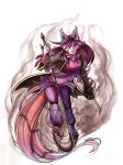  2018 absurd_res anthro biped breasts clothed clothing conditional_dnp eyes_closed female hair hi_res kumo_(ratte) magic mask melee_weapon polearm purple_hair ratte scythe solo traditional_media_(artwork) watercolor_(artwork) weapon wraith 