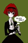  ascot black_eyes cup highres pale_skin pixiv_manga_sample r_dorothy_wayneright red_hair resized the_big_o 