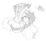  1girl 2boys ^^^ adoptive_siblings aged_down anastasya_feodorovna_snezhnaya antenna_hair blank_eyes blush bow braid braided_bun breasts brothers cape child circlet cleavage closed_mouth collarbone collared_shirt commentary_request crying crying_with_eyes_open diluc_(genshin_impact) dress drill_hair drill_sidelocks earrings eyelashes fur-trimmed_cape fur_trim gem genshin_impact gloves greyscale hair_between_eyes hair_bow hair_bun half-closed_eyes hand_on_another's_waist high_ponytail highres jewelry kaeya_(genshin_impact) kiss kissing_forehead kokoshnik large_breasts long_hair looking_at_another looking_down looking_up monochrome multicolored_hair multiple_boys one_eye_closed open_mouth pendant pointy_ears ponytail screaming shirt short_hair short_hair_with_long_locks short_sleeves siblings sidelocks simple_background smile strapless strapless_dress streaked_hair tears tsu_gu00 upper_body v-shaped_eyebrows wavy_hair 