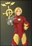  armor blonde_hair cosplay edward_elric fullmetal_alchemist ironman male solo tagme 