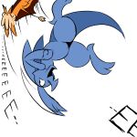 1:1 anthro bapkus bat butt chaokocartoons duo female genitals hanging_upside_down hi_res mammal screaming swinging tail text unknown_species upside_down vaginal vulva wings