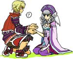  1girl blonde_hair head_wings lowres maruo_(ciao15) melia shulk striped xenoblade_(series) xenoblade_1 