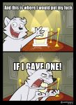 2022 2_panel_comic 4_fingers anthro artist_name black_border black_eyebrows black_eyes black_nose border canid canine cheek_tuft comic dated dialogue english_text eyebrows facial_tuft fangs fingers floor fox fur hair inside leto_(letodoesart) letodoesart light male mammal meme nickelodeon open_mouth open_smile picture_frame raised_eyebrows reaction_image smile solo spider_web teeth text the_fairly_oddparents tile tile_floor tuft white_body white_fur white_hair white_text