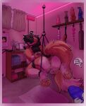 anthro anus arms_tied bdsm blindfold bondage bound breasts butt camera carpet computer detailed_background dildo domestic_cat duo ears_down electronics felid feline felis female fingerpads first_person_view fluffy fluffy_tail forced furniture gabry_(gabrycat28) gabrycat28 gag gagged genitals hands_behind_back harness hi_res imminent_anal imminent_sex inside legs_tied male male/female mammal missing_poster neon_lights nipples nude_anthro offscreen_male pawpads paws penetration penis_in_hand pivoted_ears plantigrade plantigrade_pawpads presenting presenting_hindquarters questionable_consent ragdoll_cat raised_tail rear_view recording sex_toy sex_toy_in_vagina sex_toy_insertion solo_focus spread_legs spreading submissive submissive_female suspension suspension_bondage tail vaginal vaginal_penetration vibrator vibrator_in_vagina vulva whining