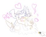 anal anal_penetration anthro anthro_on_feral badge bestiality bodily_fluids bunkymate cum cum_inside explorer_badge feral feral_penetrated generation_1_pokemon generation_4_pokemon genital_fluids happy happy_sex hay heart_symbol looking_pleasured lucario male male/male nintendo penetration pokemon pokemon_(species) pokemon_mystery_dungeon raichu sex spike_chunsoft