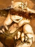 2026 2_horns 3:4 anthro anthro_focus big_breasts boss_monster_(undertale) bovid breasts caprine claws cleavage clothed clothed_anthro clothed_female clothing curvy_figure cute_fangs duo ear_tuft eyebrows eyelashes eyes_closed fangs female female_anthro female_focus finger_claws fingers first_person_view floppy_ears front_view fur furgonomic_headwear furgonomics goat hand_holding hand_on_breast hand_on_own_breast happy hat headgear headwear horn lop_ears mammal monochrome open_mouth open_smile pov_hands redram_aoi sepia small_horn smile smiling_at_viewer snout solo_focus sun_hat teeth toriel tuft undertale_(series) voluptuous voluptuous_anthro voluptuous_female