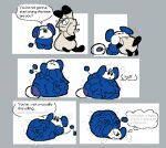 2026 abdominal_bulge afterimage anthro anthro_prey armless aroused_face asking asking_another ass_up belly belly_on_ground big_belly big_ears biped black_body black_eyes black_feet black_fur black_hands black_tail black_text blue_bodysuit blue_clothing blue_skinsuit blue_spacesuit blush blush_lines bodily_fluids bodily_noises body_in_mouth bodysuit breath bubble_helmet chuchu_(chuchu_rocket) chuchu_rocket chuih clenched_eyes closed_frown closed_smile clothing comic daniel_(meatcanister) dialogue digestion_noises digital_media_(artwork) discarded_helmet duo ellipsis endosoma english_description english_text eye_roll eyes_closed face_imprint feet flustered flying_saliva frown fully_inside fur gloves_(marking) hair half-closed_eyes hand_imprint head_first heart_reaction hearts_around_belly hi_res huge_belly hyper hyper_belly imprint inner_monologue larger_male line_tail looking_at_belly looking_at_own_belly looking_at_self looking_back_at_belly looking_back_at_self lying lying_on_ground male male_anthro male_pred male_prey mammal markings meatcanister monotone_bodysuit monotone_hair monotone_skinsuit monotone_tail motion_lines mouse mouth_closed multicolored_body multicolored_fur murid murine narrowed_eyes nose_blush noseless on_front on_ground open_frown open_mouth oral_vore panting partial_speech_bubble partially_inside path_lines pink_heart pixel_(artwork) pupils question resting_on_belly rodent rumbling_stomach safe_vore saliva_on_back sega sequence short short_legs side_view simple_background six_frame_sequence size_difference skinsuit smaller_anthro smaller_male smaller_pred smile soft_vore sound_effects space_helmet spacesuit speech_bubble standing star_pupils steam_clouds stuttering swallowing sweat sweatdrop tail tail_motion tail_orb tailwag talking_to_another talking_to_prey tan_body tan_fur tan_hair teeth text thin_tail thinking thought_bubble tight_clothing two_tone_body two_tone_fur unusual_ears vore vowelless vowelless_sound_effect walking wavy_frown wavy_mouth wavy_smile white_face white_pupils willing_prey