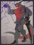 2026 abs anthro arm_markings artist_name barazoku barbell_piercing biceps black_body black_border black_horn black_scales border butt chest_markings claws dark_magic dragon ear_piercing ear_ring eyebrow_piercing eyebrow_ring facial_horn facial_piercing facial_spikes finger_claws genitals hair hi_res holding_melee_weapon holding_object holding_sword holding_weapon horn leg_markings male markings melee_weapon multicolored_body multicolored_scales muscular muscular_anthro muscular_male mythological_creature mythological_scalie mythology navel nipple_barbell nipple_piercing nipples nose_horn nude obliques oldshep pecs penis piercing purple_markings quads red_body red_scales ring_piercing scales scalie solo soren_ashe spikes spikes_(anatomy) sword tail text toe_claws two_tone_body two_tone_scales vein veiny_penis weapon white_hair yellow_sclera