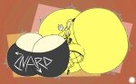 aliasing alternative_fashion anthro armwear artist_logo artist_name big_breasts big_butt bracelet breast_expansion breasts bubble_butt buckteeth butt butt_expansion choker clothing countershade_breasts countershading crop_top cross cuddles_(htf) curvy_figure digital_media_(artwork) elbow_gloves emanata expansion eyelashes female fishnet_clothing fishnet_legwear fishnet_thigh_highs flash_emanata footwear fur geometric_background gloves goth hand_on_hip handwear happy_tree_friends head_tuft heart_nose heart_symbol hi_res high_heels hourglass_figure huge_breasts huge_butt huge_hips huge_thighs hyper hyper_breasts hyper_butt interrobang inverted_cross jewelry lagomorph legwear leporid logo looking_at_own_butt mammal mondo_media necklace rabbit shirt shoes signature simple_background solo speech_bubble spherical_breasts spiked_bracelet spikes teeth text thatdawgmurray thick_thighs thigh_highs thong topwear tuft underwear wide_hips yellow_body yellow_fur