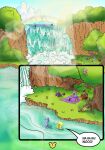 2021 absurd_res anthro avian bear bird comic cubbi_gummi dialogue disney english_text forest fuzzycat grammi_gummi grass group gummi_bears gusto_gummi hi_res lake male mammal multiple_scenes piciform picnic plant shrub speech_bubble sunni_gummi swimming text toucan tree tummi_gummi waterfall zummi_gummi